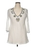Bebe Sport Ivory 3/4 Sleeve Blouse Size XL - photo 1