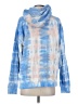 WSLY Tie-dye Blue Pullover Hoodie Size XS - photo 2