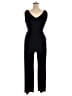 Nine West Solid Black Jumpsuit Size 12 - photo 2