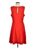 Express Solid Red Casual Dress Size L - photo 2