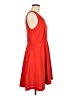 Express Solid Red Casual Dress Size L - photo 4