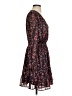 Aqua 100% Polyester Floral Black Casual Dress Size S - photo 4
