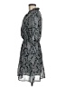 Elan 100% Polyester Paisley Gray Cocktail Dress Size M - photo 5