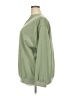 Shein Solid Green Sweatshirt Size 3X - photo 5