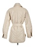 H&M 100% Polyester Ivory Trenchcoat Size XS - photo 2