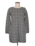 Veronica M. Houndstooth Gray Casual Dress Size M - photo 1