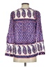 J.Crew 100% Cotton Blue 3/4 Sleeve Blouse Size 4 - photo 2
