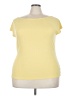 Torrid Yellow Short Sleeve Top Size 4X Plus (4) - photo 1
