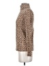 J.Crew 100% Cotton Animal Print Tan Turtleneck Sweater Size S - photo 5