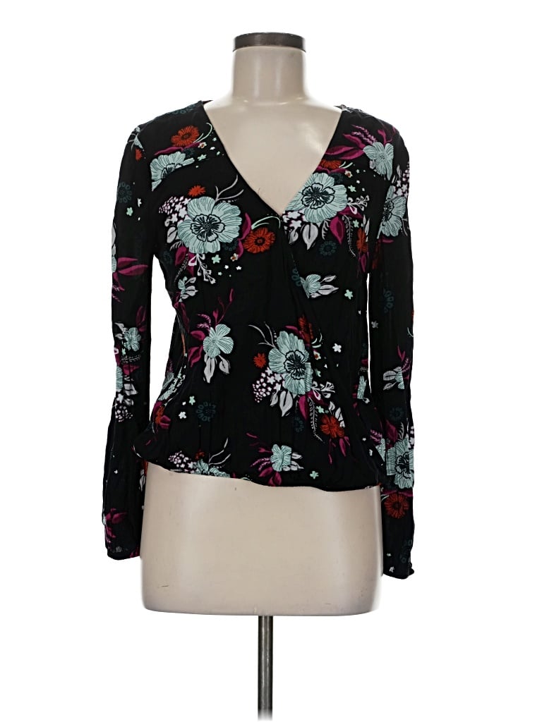 Pre-owned Mudd Long Sleeve T-shirt In Black