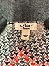 Dylan 100% Viscose Chevron-herringbone Gray Casual Dress Size M - photo 7