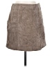 Blank NYC 100% Leather Gray Leather Skirt Size 27 waist - photo 1
