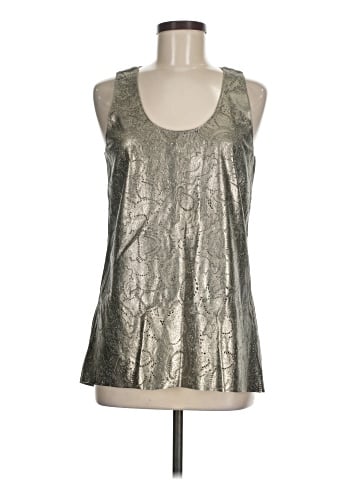 Ecru Sleeveless Blouse (view 1)