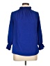 shopthemint.com 100% Polyester Blue 3/4 Sleeve Blouse Size L - photo 1