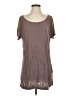H&M 100% Viscose Brown Short Sleeve Top Size S - photo 1