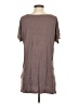 H&M 100% Viscose Brown Short Sleeve Top Size S - photo 2