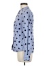 Boden 100% Cotton Polka Dots Blue Long Sleeve Blouse Size 6 - photo 5
