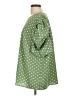 Shein Curve 100% Polyester Polka Dots Green Short Sleeve Blouse Size 4X - photo 5