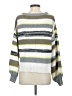 Lou & Grey 100% Cotton Stripes Gray Pullover Sweater Size S - photo 2