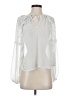 Express 100% Polyester Ivory Long Sleeve Blouse Size S - photo 1