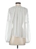 Express 100% Polyester Ivory Long Sleeve Blouse Size S - photo 2