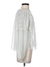 Express 100% Polyester Ivory Long Sleeve Blouse Size S - photo 4