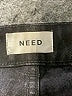 NEED 100% Cotton Chevron-herringbone Black Jeans Size 24 waist - photo 7