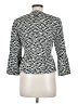 Akris Punto 100% Baumwolle Chevron-herringbone Gray Jacket Size 6 - photo 2
