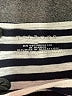 Talbots Stripes Multi Color Black 3/4 Sleeve Top Size M - photo 7
