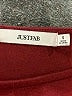 Just Fab Solid Burgundy Casual Dress Size S - photo 7