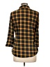 Unbranded 100% Polyester Plaid Yellow 3/4 Sleeve Blouse Size L - photo 2