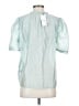 Current Air Teal Short Sleeve Blouse Size S - photo 2