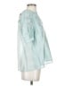 Current Air Teal Short Sleeve Blouse Size S - photo 4