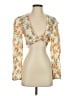 Fore Orange 3/4 Sleeve Blouse Size S - photo 1