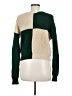 Walmart Color Block Green Cardigan Size M - photo 2