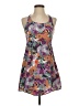 Thayer Print Purple Cocktail Dress Size S (estimated) - photo 1