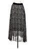 Unbranded 100% Polyester Animal Print Gray Casual Skirt Size S (estimated) - photo 2