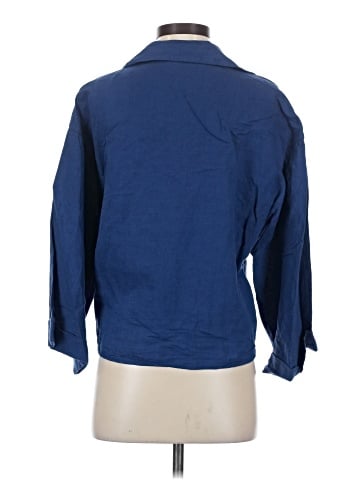 Zara 3/4 Sleeve Button-Down Shirt (view 2)