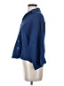 Zara 100% Linen Blue 3/4 Sleeve Button-Down Shirt Size XS - photo 5