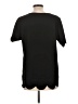 Tickled Teal Black Short Sleeve Top Size L - photo 2