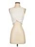 Zara Solid Ivory Tank Top Size S - photo 1