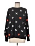 Zaket & Plover Hearts Black Pullover Sweater Size M - photo 1