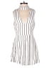 Rumor Boutique 100% Polyester Stripes White Romper Size XS - photo 1