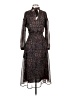 Evereve 100% Polyester Paisley Black Cocktail Dress Size XS - photo 1