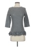 Ann Mashburn 100% Cotton Gray Pullover Sweater Size XS - photo 1