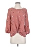 Pink Republic Pink 3/4 Sleeve Blouse Size S - photo 1