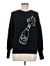 Ann Taylor LOFT Graphic Black Pullover Sweater Size M - photo 1