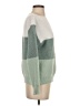 Unbranded 100% Acrylic Color Block Green Pullover Sweater Size S - photo 4