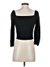 Wild Fable Black 3/4 Sleeve Top Size S - photo 2