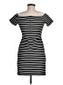 1.State Stripes Black Casual Dress Size M - photo 2